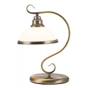 Veioza Elisett 1xE27 metal/sticla bronz Rabalux