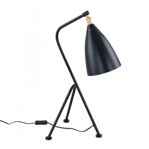 Veioza Sotto 1xE27 metal negru Italux