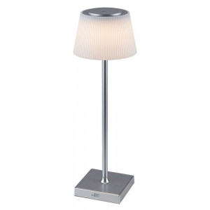 Veioza Taena LED 4W metal/acril argintiu/alb Rabalux