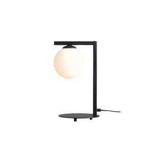 Veioza Zac 1xE14 metal/sticla negru Aldex