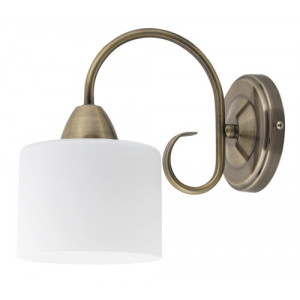 Aplica Edith 1xE27 metal/sticla bronz/alb Rabalux RBL7274