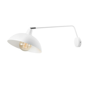 Aplica Espace 1xE27 metal alb Aldex