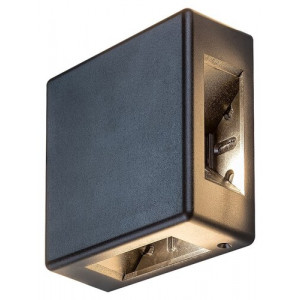 Aplica exterior Lippa LED 6W acril negru Rabalux