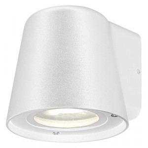 Aplica exterior Mandal 1xGU10 metal/sticla alb Rabalux