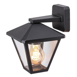 Aplica exterior Paravento 1xE27 metal/sticla negru Rabalux