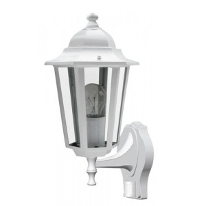 Aplica exterior Velence 1xE27 metal/sticla alb Rabalux RBL8216