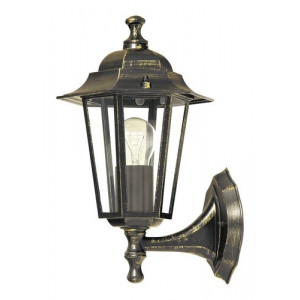 Aplica exterior Velence 1xE27 metal/sticla auriu antichizat Rabalux