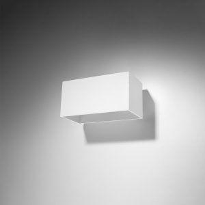 Aplica Quad 2xG9 metal alb rectangular - Img 2