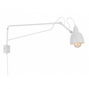 Aplica Soho D 1xE27 metal alb Aldex
