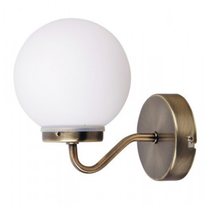Aplica Togo 1xE14 metal/acril alb Rabalux