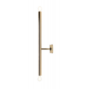 Aplica Tubo S 2xE14 metal auriu Aldex