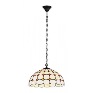 Candelabru Marvel 2xE27 metal/sticla bronz/multicolor Rabalux