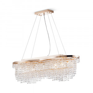 Candelabru Toils metal/cristal auriu Maytoni
