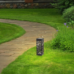 Lampa solara Mora LED 0.16W acril negru Rabalux
