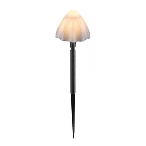 Lampa solara Skadar LED 2W acril negru/alb Rabalux