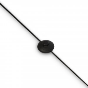 Lampadar Calvin 1xE27 metal/lemn/textil negru Maytoni