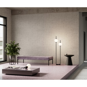 Lampadar The Sixth Sense 2xLED metal/sticla negru/alb Maytoni