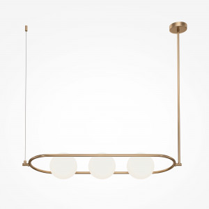 Lustra Erich 3xE14 metal bronz/alb Maytoni