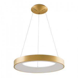 Lustra Giulia LED 50W 2750 lumeni metal/acril auriu Italux
