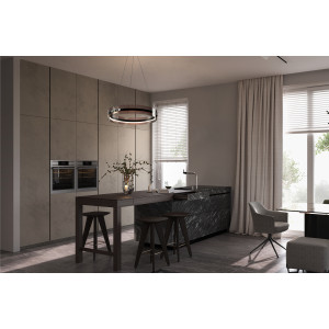 Lustra Interstellar LED metal gri Maytoni