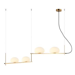Lustra Kernio 4xG9 metal alama Italux