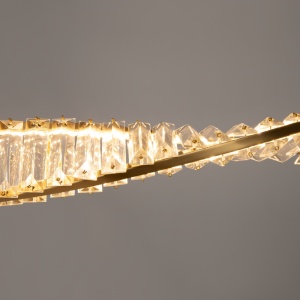 Lustra Krone LED 36W 3000K metal/cristal auriu/transparent Maytoni P097PL-L36BS3K