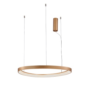 Lustra Loop LED 48W 3000K 2640 lumeni metal auriu Ø650 mm IP20