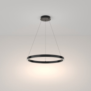 Lustra Rim LED metal negru Maytoni