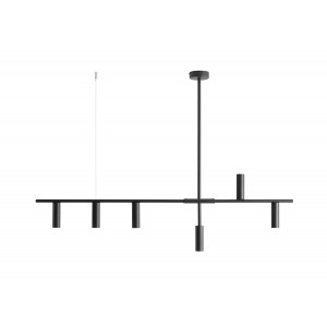 Lustra Trevo 6xGU10 metal negru Aldex