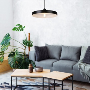 Pendul Alatar 1xE27 metal negru Rabalux