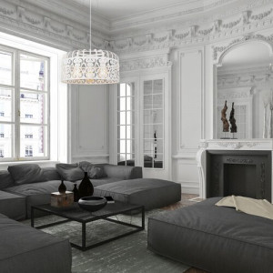 Pendul Alessandra 3xE27 metal alb Rabalux