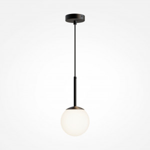 Pendul Basic form 1xE14 metal/sticla negru/alb Maytoni MOD321PL-01B