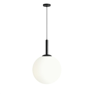 Pendul Bosso M 3xE27 metal/sticla negru Aldex