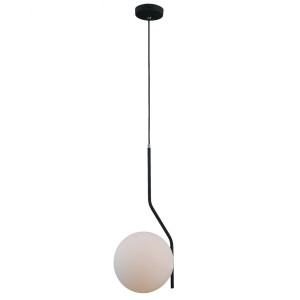 Pendul Carimi 1xE27 metal/sticla antracit Italux