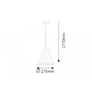 Pendul Derek 1xE27 metal antracit Rabalux