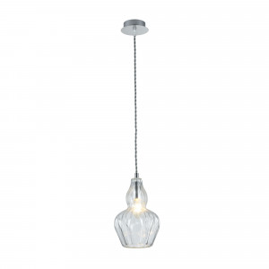 Pendul Eustoma 1xE14 metal/sticla nichel Maytoni