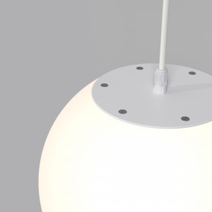 Pendul exterior Erda 1xE27 acril alb Maytoni