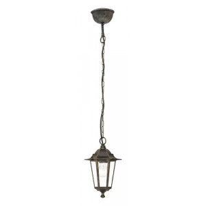 Pendul exterior Velence 1xE27 metal/sticla auriu antichizat Rabalux