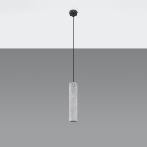 Pendul Luvo 1xGU10 ciment gri tubular - Img 2