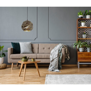 Pendul Palermo L 1xE27 metal antracit Italux