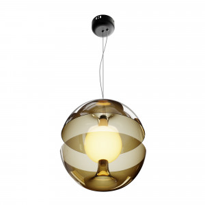 Pendul Rebel 1xLED metal/sticla auriu Maytoni