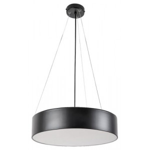 Pendul Renata 3xE27 metal/acril negru/alb Rabalux