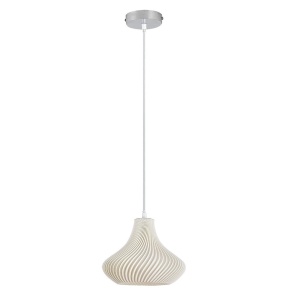 Pendul Tiana 1xE14 metal/acril crom/alb IP20