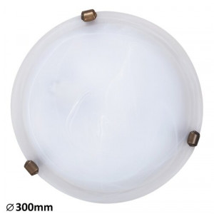 Plafoniera Alabastro 1xE27 metal/sticla alabastru Rabalux RBL3203
