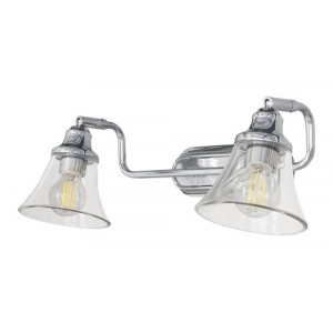 Plafoniera Antoine 2xE14 metal/sticla crom Rabalux
