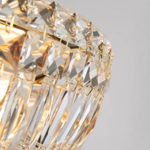 Plafoniera Basfor metal/cristal auriu Maytoni