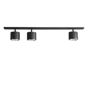 Plafoniera Bot 3xGU10 metal negru Aldex