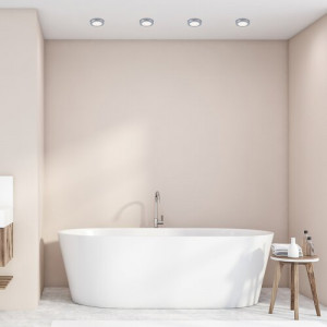 Plafoniera Coco LED 3W acril argintiu/alb Rabalux