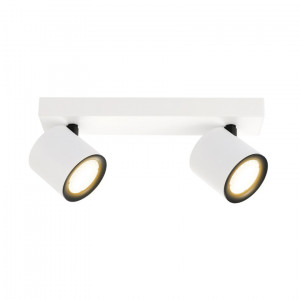 Plafoniera Karlota 1xGU10 metal alb/negru Italux