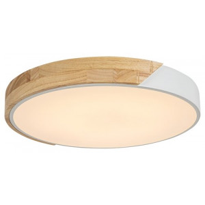 Plafoniera Maple LED 24W metal/lemn alb Rabalux